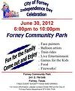 City of Forney's 2012 Independence Day Celebration to be bigger and better than ever