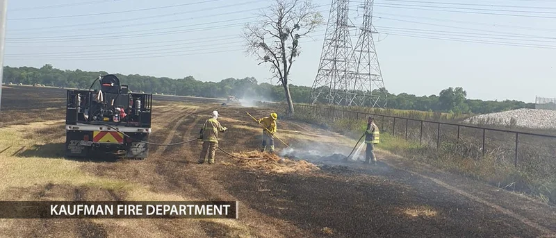 Area fire departments extinguish approximate 50-acre fire