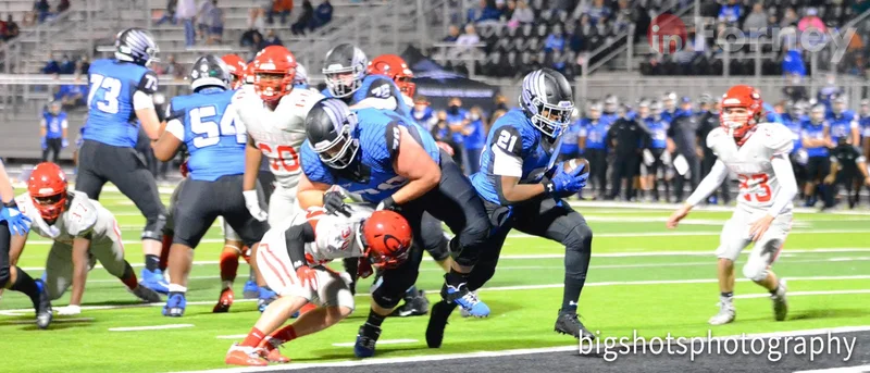 North Forney clinches top spot in district Zone B after redemptive 57-25 win over Greenville
