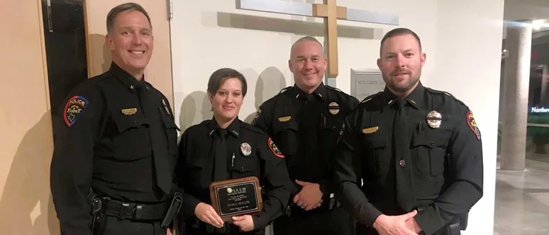 Forney PD officer Nicole Phillips named Public Citizen of the Year by the National Association of Social Workers
