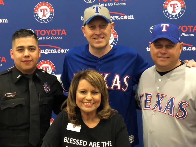 Law enforcement officers, with Forney ties, take center stage at Texas Rangers Law Enforcement Appreciation Night