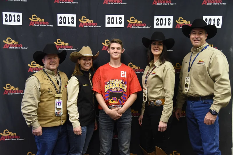 North Forney FFA student snags certificate in Calf Scramble at San Antonio Stock Show and Rodeo