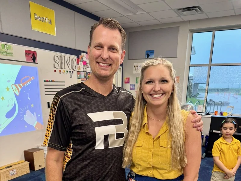 Forney High Band Director Cody Newman Donates CMA Award Grant to Elementary Music Education