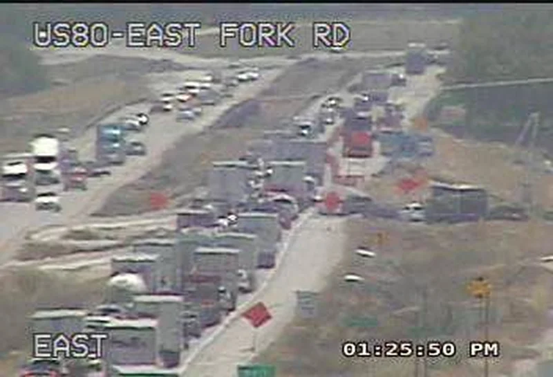 Construction causing major delays on eastbound U.S. Highway 80