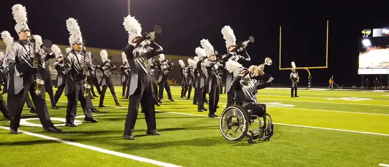 #GoodNews: No obstacle too great; Forney HS band student inspires peers with infectious personality and true determination