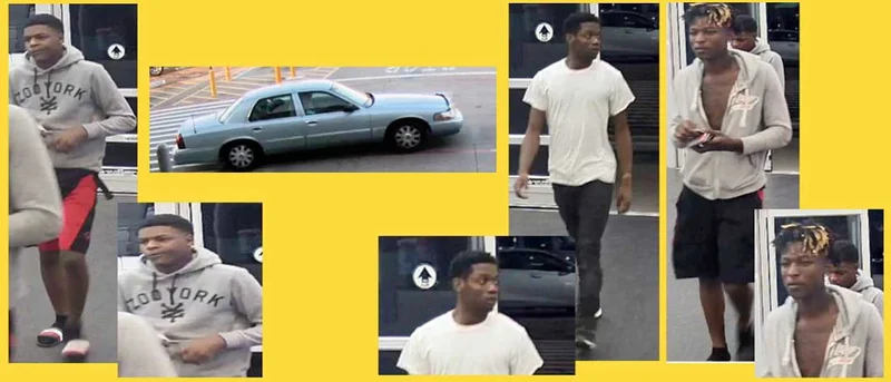 Three sought in alleged vehicle burglaries, use of stolen credit card