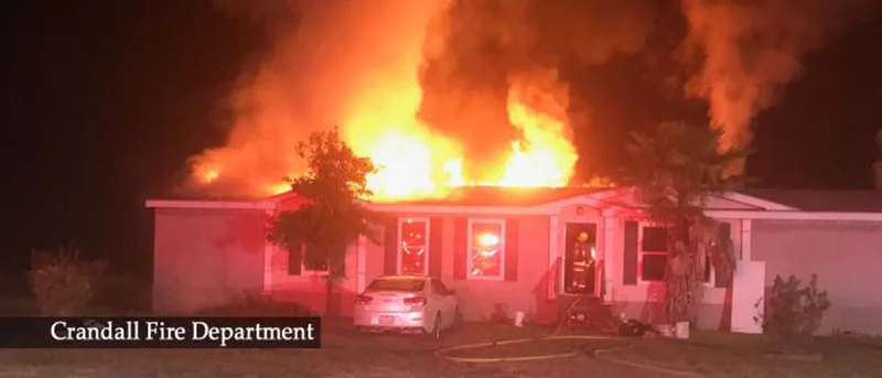 Firefighters extinguish overnight house fire in Crandall area