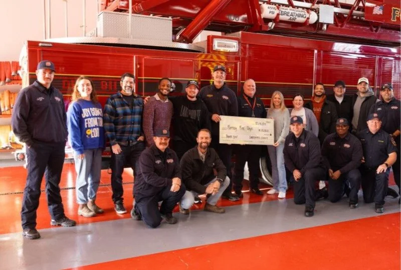 Lakepointe Church Spreads Holiday Cheer with Generous Donation to Forney's First Responders