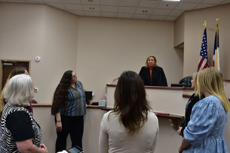 Trinity Valley Community College Court Reporting Students Experience Real Courtroom Atmosphere