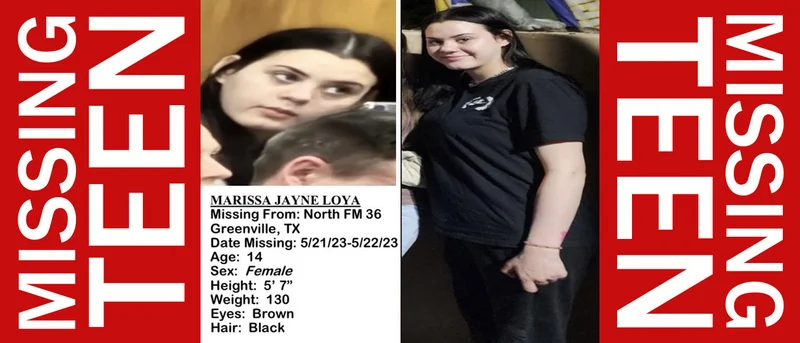 Hunt County Sheriff's Office seeking information on missing teen