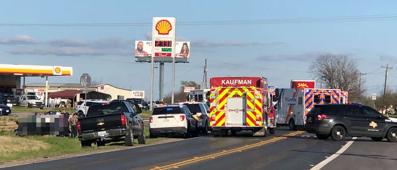 Three airlifted, another injured from major crash near Kaufman