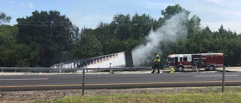 Forney police investigating fiery fatal crash involving 18-wheeler
