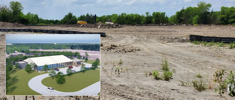 Site work underway at Forney ISD's new Aquatic Center, pool ordered