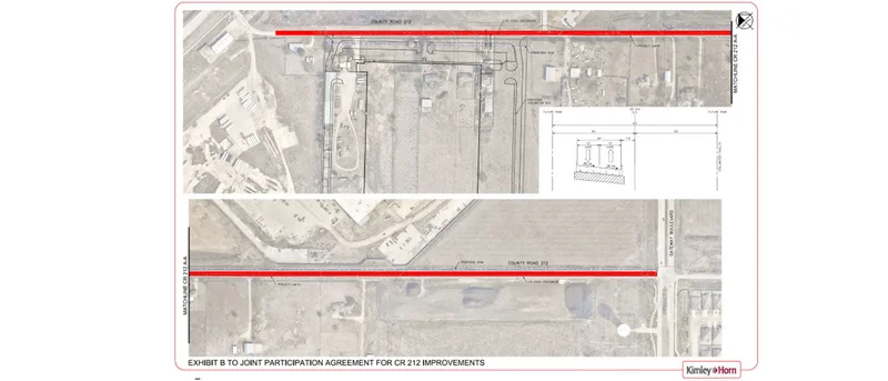 Developer participation agreement paves way for reconstruction of portion of County Road 212
