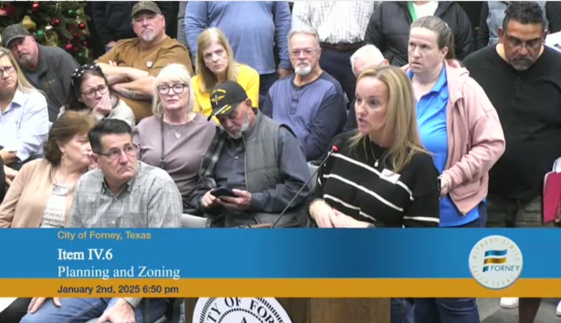 Forney Residents Unite Against Wayfare Addition Development at Heated Planning and Zoning Meeting