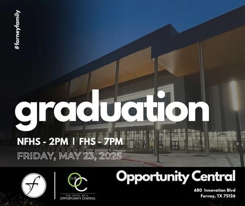Graduation Dates Announced for the Forney HS and North Forney HS Class of 2025